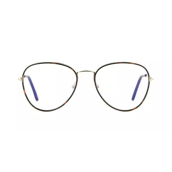 Tom Ford FT 5631-B BLUE BLOCK Dark Havana Eyeglasses - Picture 4 of 4